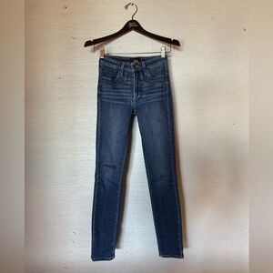 PAIGE Hoxton Ultra Skinny Dark Blue Jeans